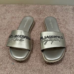Karl Lagerfeld slip on women sandals